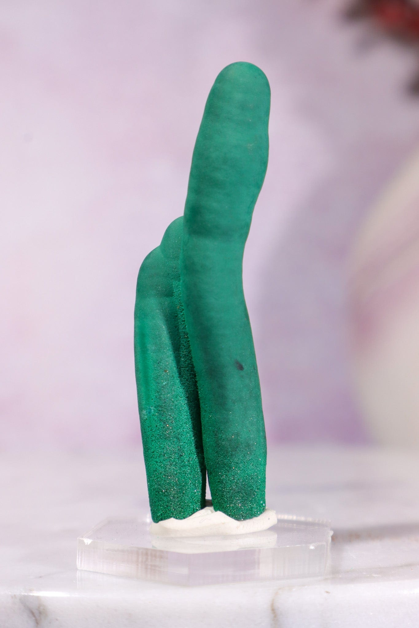 Malachite Stalactite 17gr | Zaire- Congo Minerals Tali & Loz Crystals