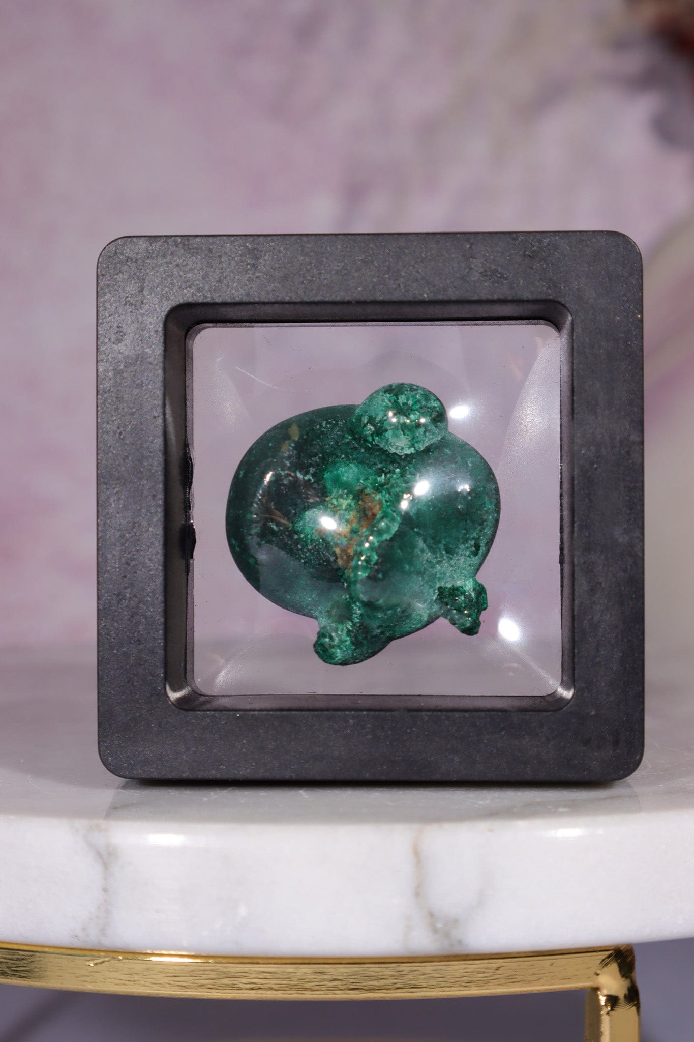 Malachite Stalactite 17gr , Zaire- Congo Minerals Tali & Loz Crystals