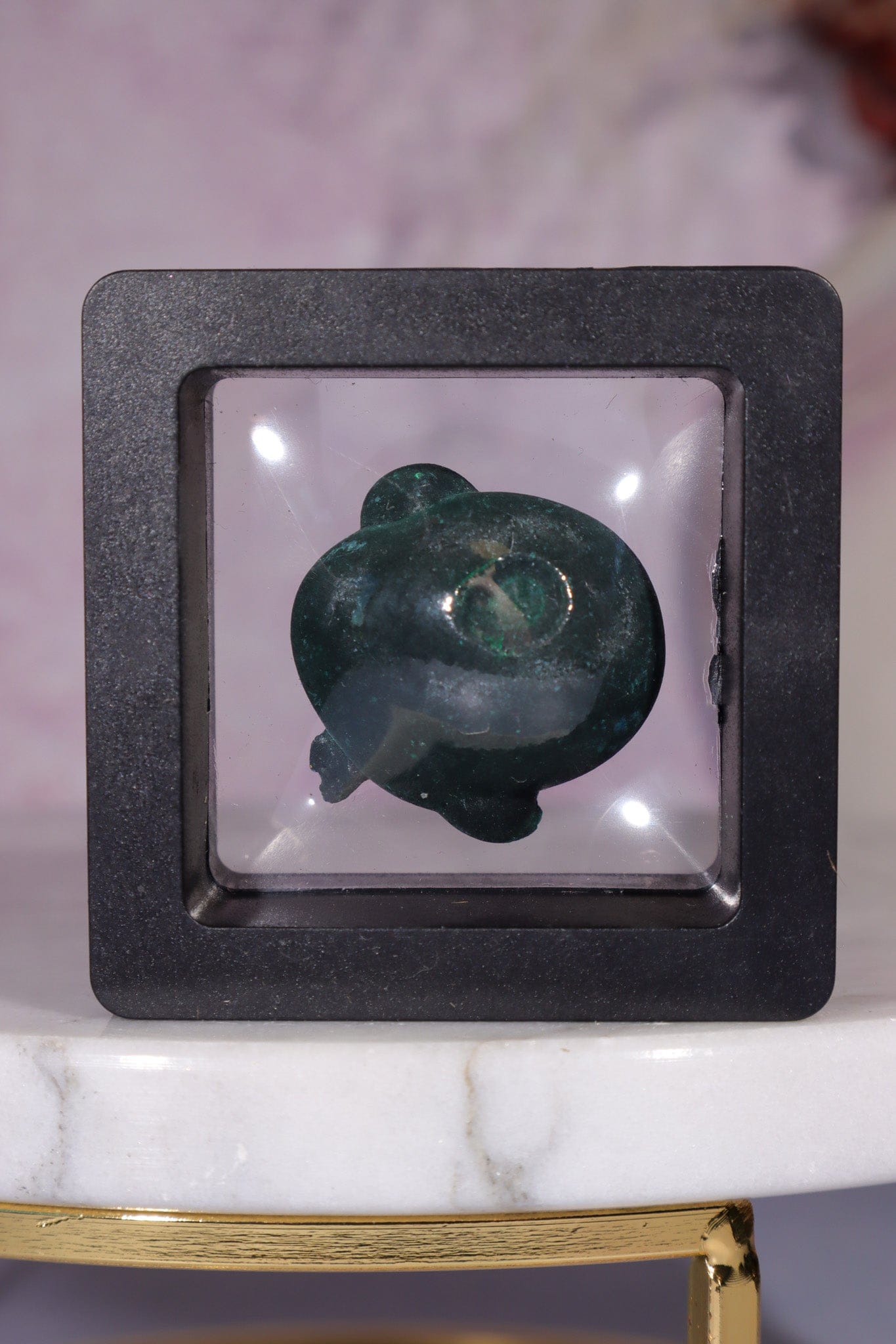 Malachite Stalactite 17gr , Zaire- Congo Minerals Tali & Loz Crystals