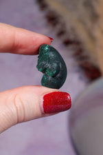 Malachite Stalactite 17gr , Zaire- Congo Minerals Tali & Loz Crystals