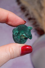 Malachite Stalactite 17gr , Zaire- Congo Minerals Tali & Loz Crystals