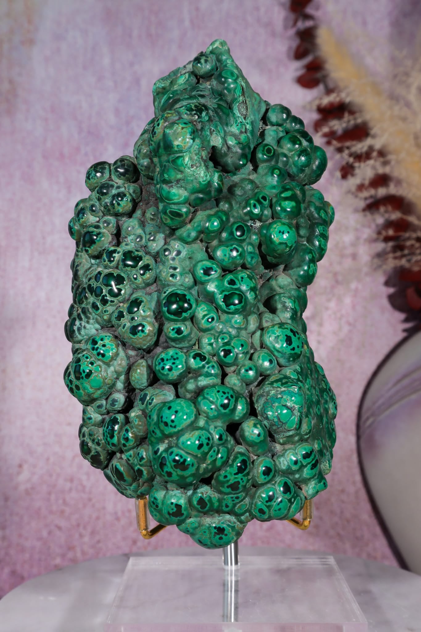 Malachite Stalactite | 18cm | Democratic Republic of Congo Minerals Tali & Loz Crystals