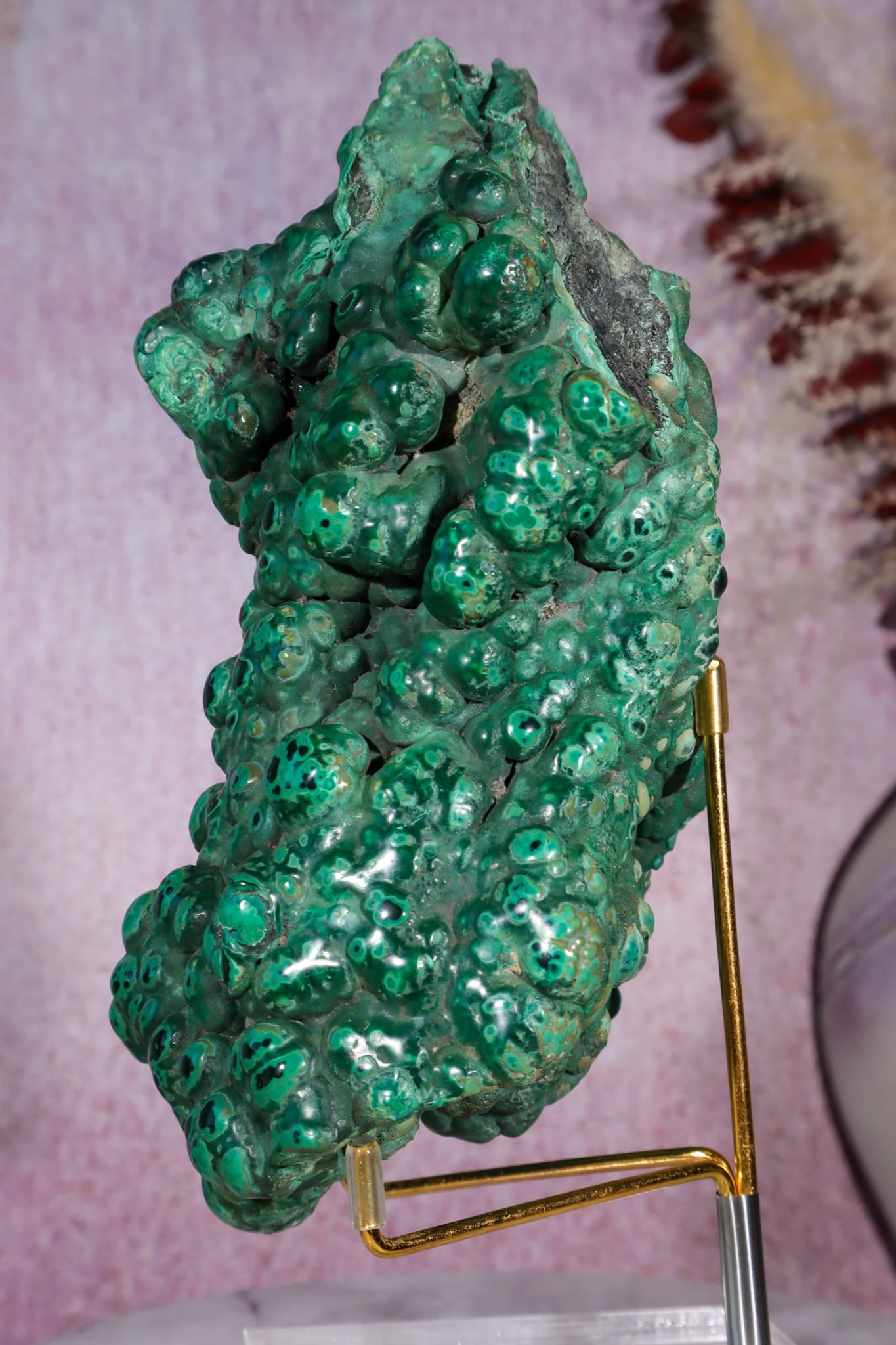 Malachite Stalactite | 18cm | Democratic Republic of Congo Minerals Tali & Loz Crystals