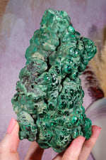 Malachite Stalactite | 18cm | Democratic Republic of Congo Minerals Tali & Loz Crystals