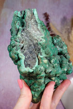 Malachite Stalactite | 18cm | Democratic Republic of Congo Minerals Tali & Loz Crystals