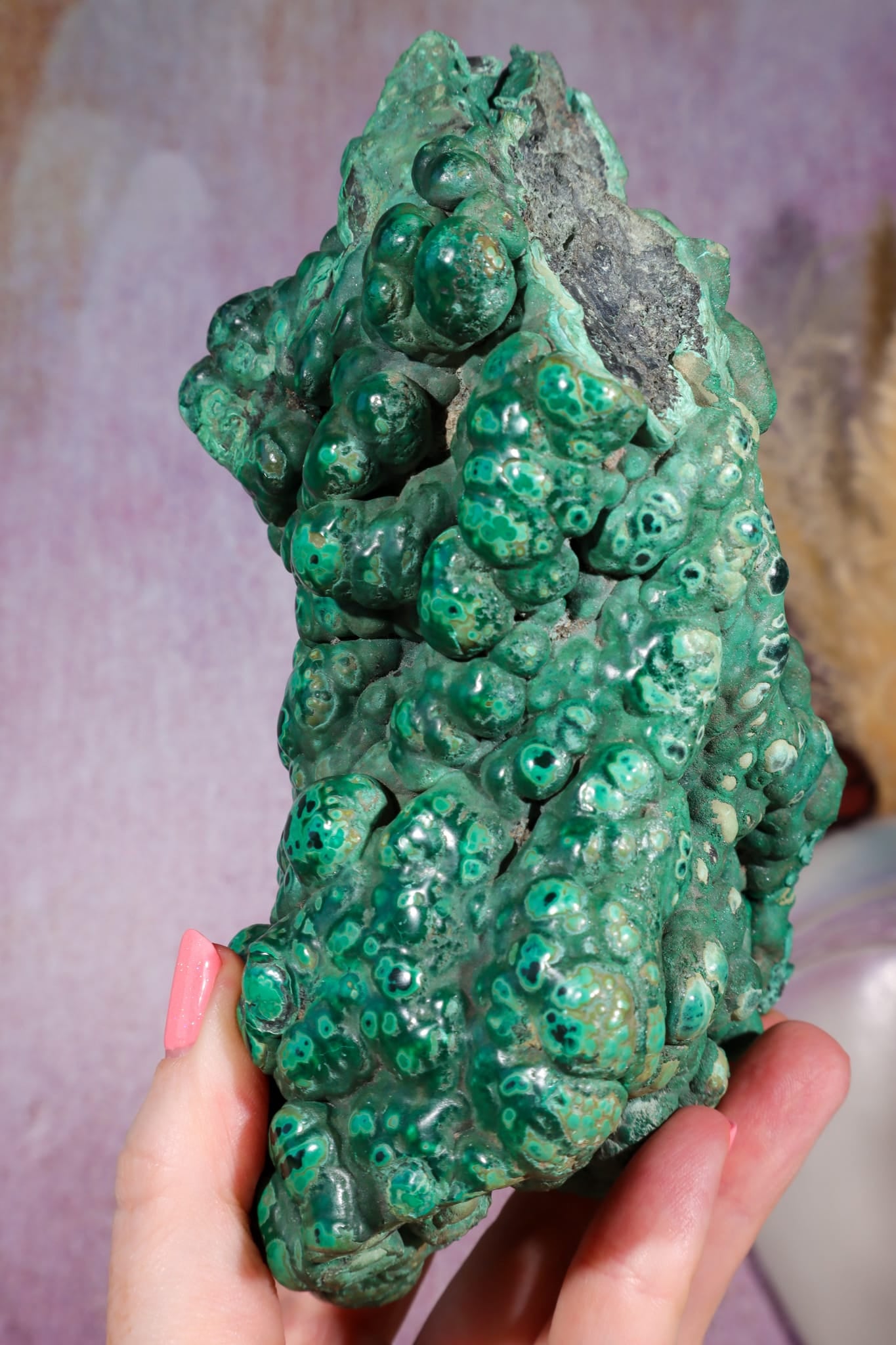 Malachite Stalactite | 18cm | Democratic Republic of Congo Minerals Tali & Loz Crystals