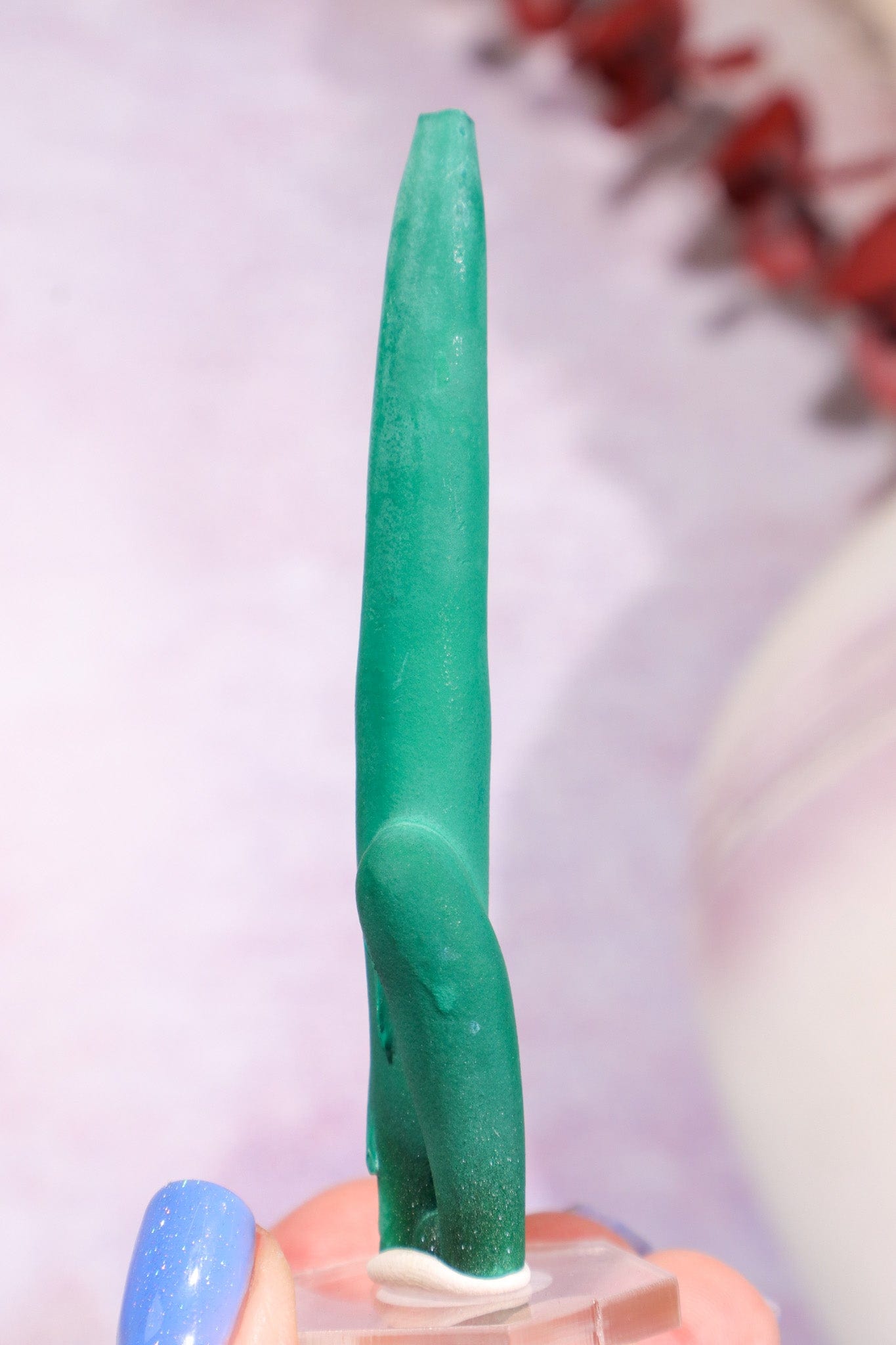 Malachite Stalactite 24gr | Zaire- Congo Minerals Tali & Loz Crystals