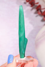 Malachite Stalactite 24gr | Zaire- Congo Minerals Tali & Loz Crystals