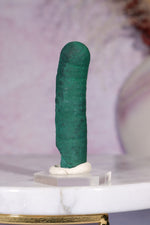 Malachite Stalactite 28gr, Zaire- Congo Minerals Tali & Loz Crystals