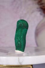 Malachite Stalactite 36gr , Zaire- Congo Minerals Tali & Loz Crystals