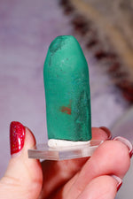 Malachite Stalactite 40gr , Zaire- Congo Minerals Tali & Loz Crystals