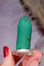 Malachite Stalactite 40gr , Zaire- Congo Minerals Tali & Loz Crystals