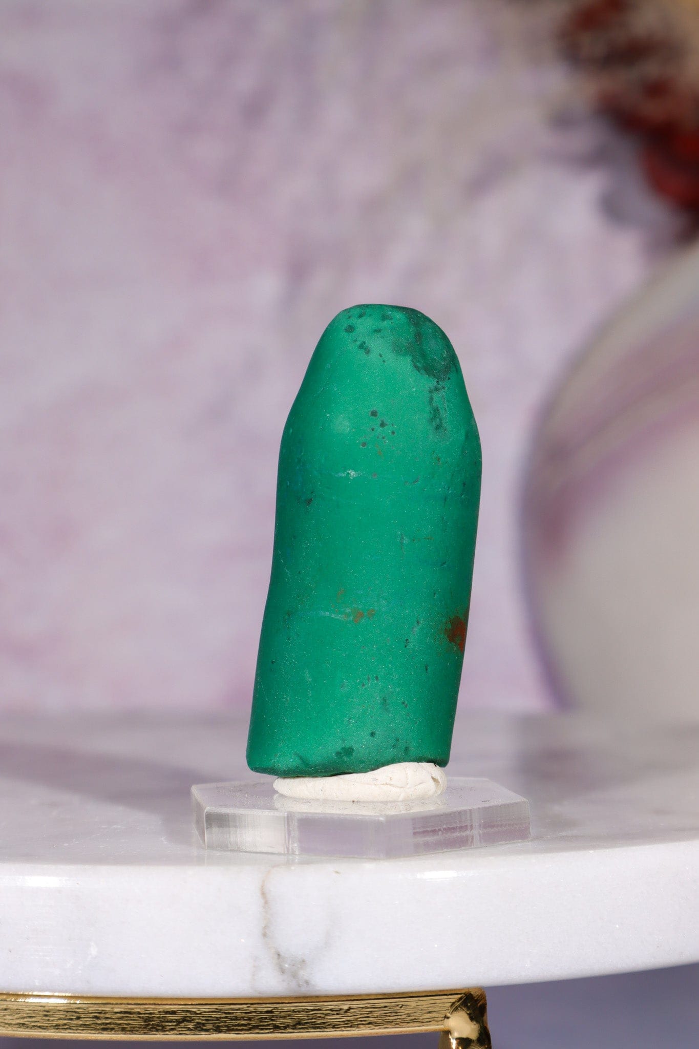 Malachite Stalactite 40gr , Zaire- Congo Minerals Tali & Loz Crystals