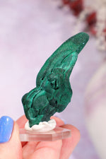 Malachite Stalactite 41gr | Zaire- Congo Minerals Tali & Loz Crystals