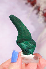 Malachite Stalactite 41gr | Zaire- Congo Minerals Tali & Loz Crystals