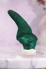 Malachite Stalactite 41gr | Zaire- Congo Minerals Tali & Loz Crystals