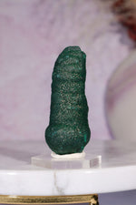 Malachite Stalactite 42gr,  Zaire- Congo Minerals Tali & Loz Crystals