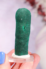 Malachite Stalactite 46gr | Zaire- Congo Minerals Tali & Loz Crystals