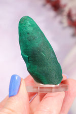 Malachite Stalactite 52gr | Zaire- Congo Minerals Tali & Loz Crystals