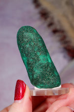 Malachite Stalactite 52gr | Zaire- Congo Minerals Tali & Loz Crystals