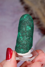 Malachite Stalactite 52gr | Zaire- Congo Minerals Tali & Loz Crystals