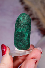 Malachite Stalactite 52gr | Zaire- Congo Minerals Tali & Loz Crystals