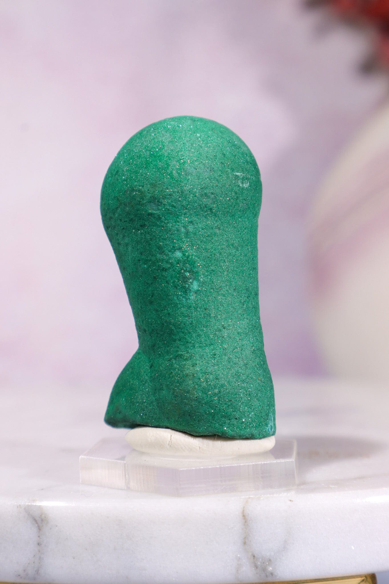 Malachite Stalactite 54gr | Zaire- Congo Minerals Tali & Loz Crystals