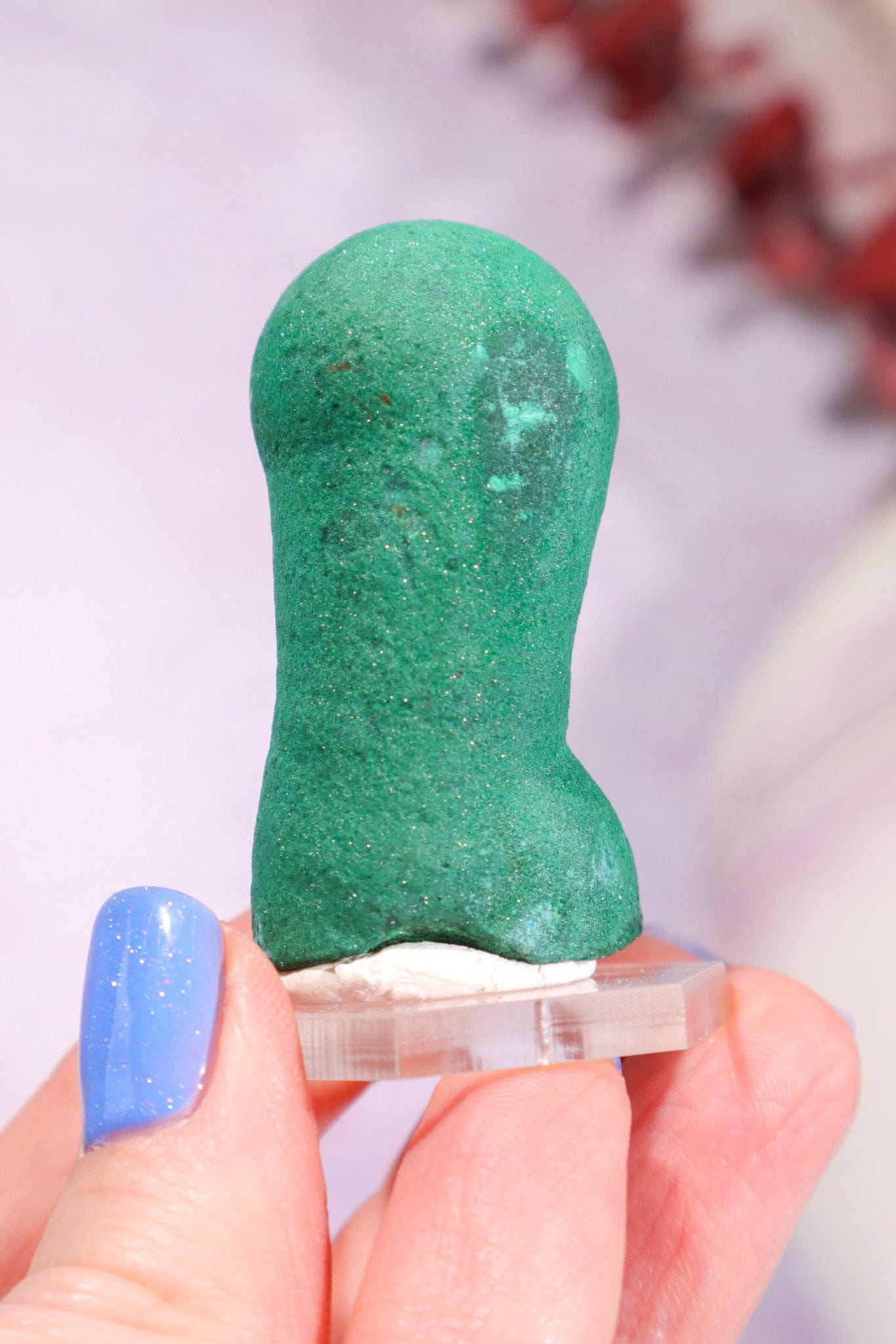 Malachite Stalactite 54gr | Zaire- Congo Minerals Tali & Loz Crystals