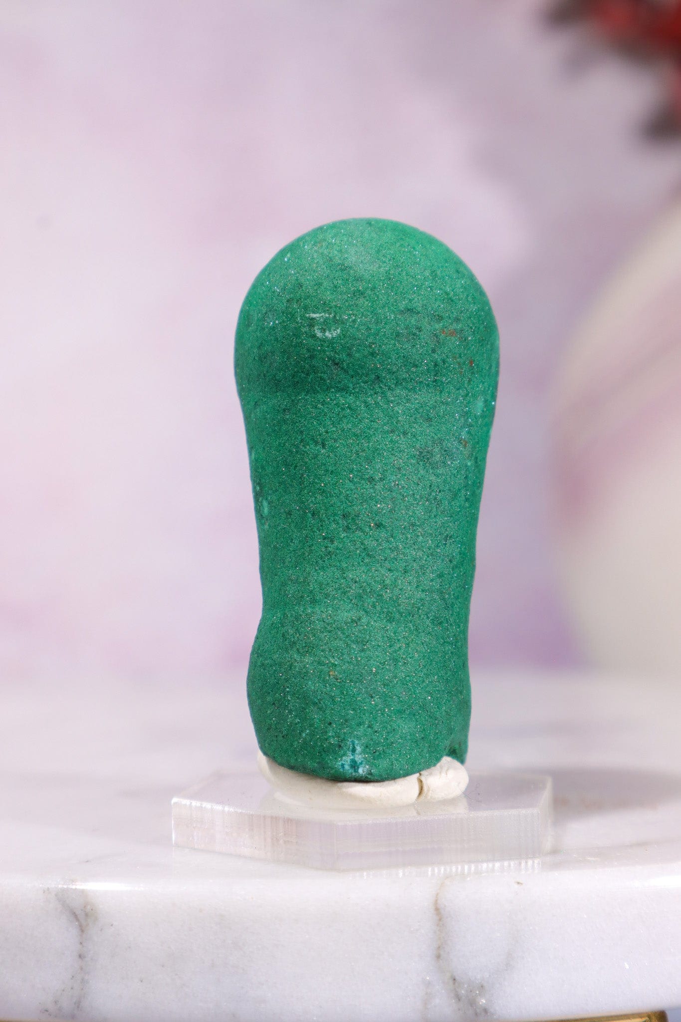 Malachite Stalactite 54gr | Zaire- Congo Minerals Tali & Loz Crystals