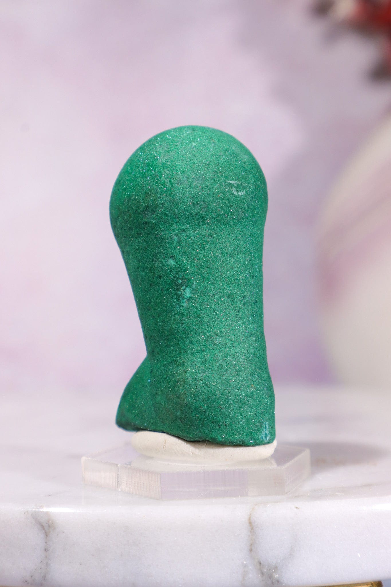 Malachite Stalactite 54gr | Zaire- Congo Minerals Tali & Loz Crystals