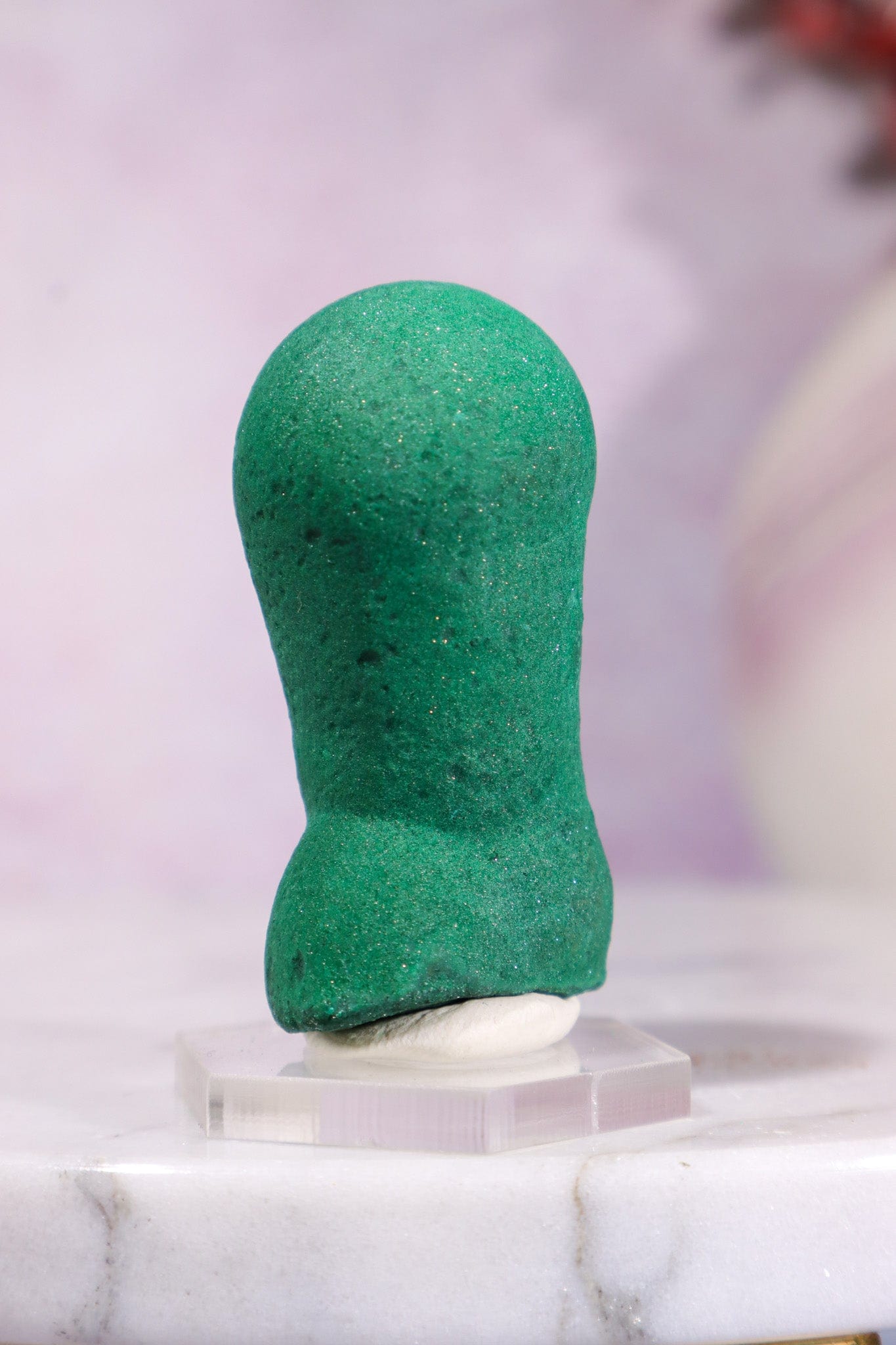 Malachite Stalactite 54gr | Zaire- Congo Minerals Tali & Loz Crystals