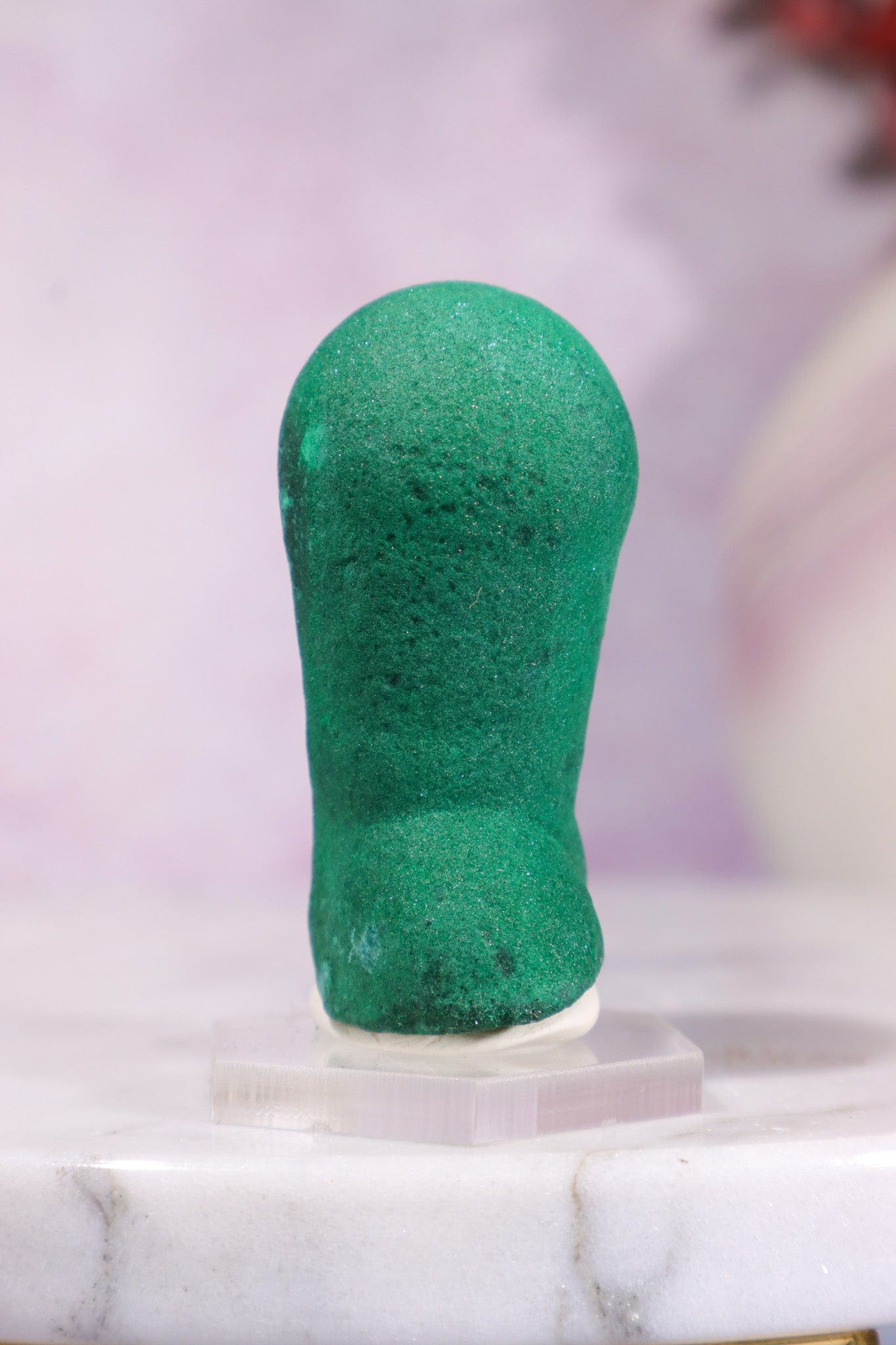 Malachite Stalactite 54gr | Zaire- Congo Minerals Tali & Loz Crystals