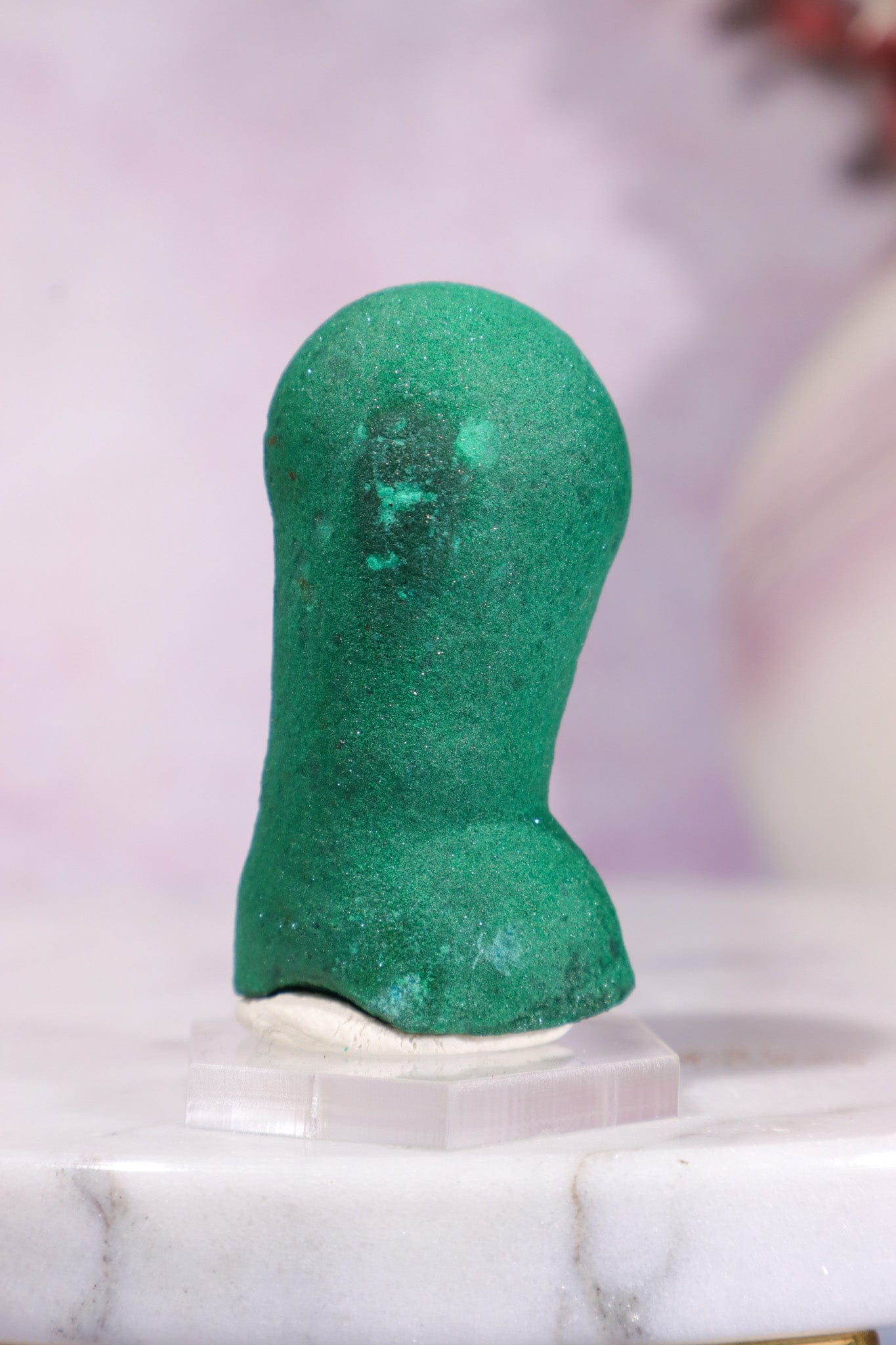 Malachite Stalactite 54gr | Zaire- Congo Minerals Tali & Loz Crystals