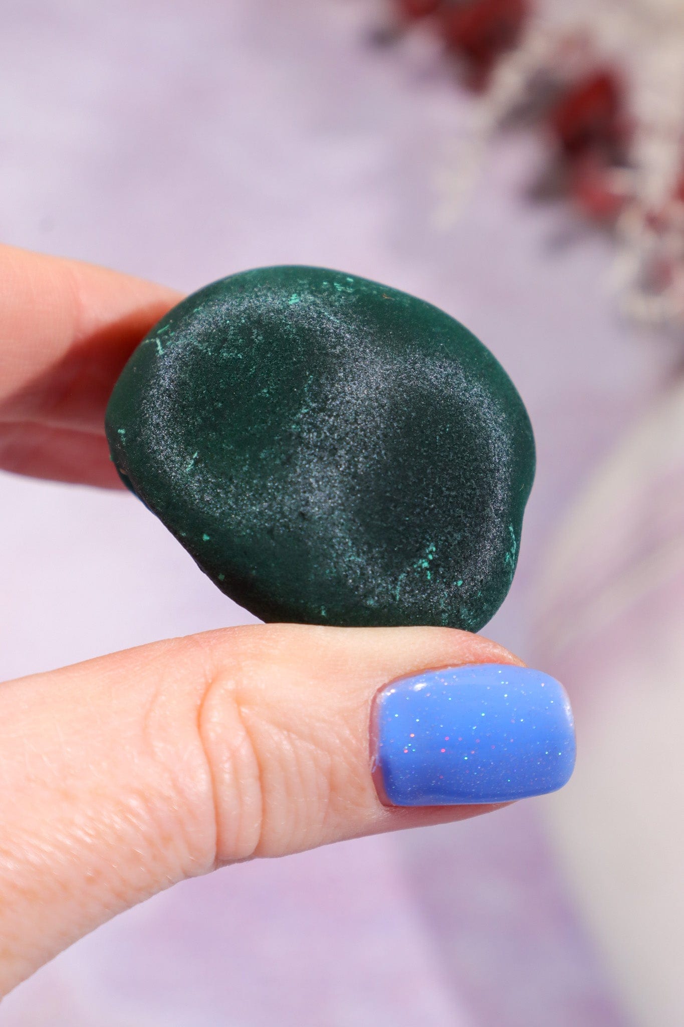 Malachite Stalactite 73gr | Zaire- Congo Minerals Tali & Loz Crystals