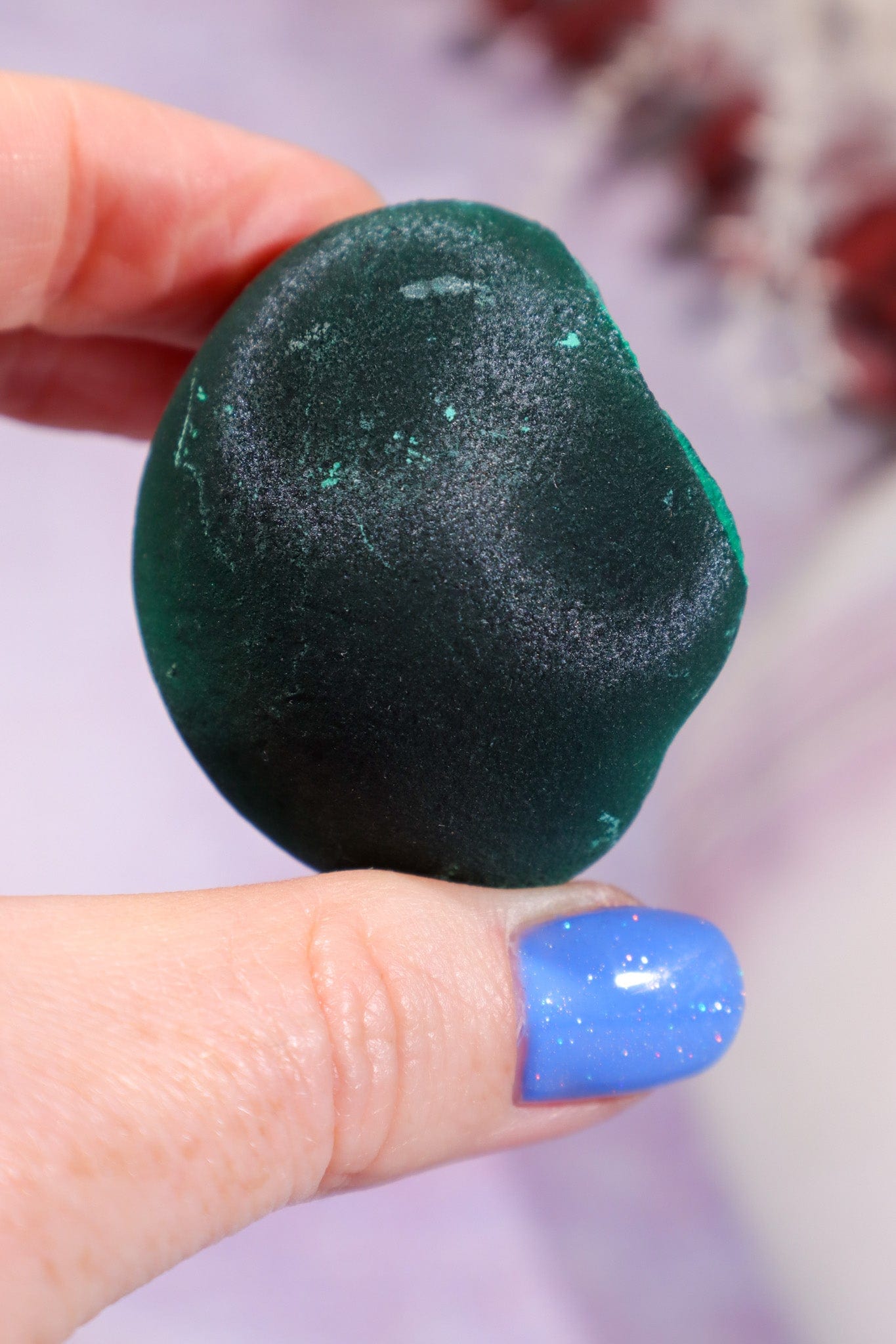 Malachite Stalactite 73gr | Zaire- Congo Minerals Tali & Loz Crystals