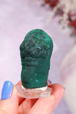 Malachite Stalactite 78gr | Zaire- Congo Minerals Tali & Loz Crystals