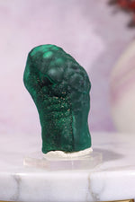 Malachite Stalactite 78gr | Zaire- Congo Minerals Tali & Loz Crystals