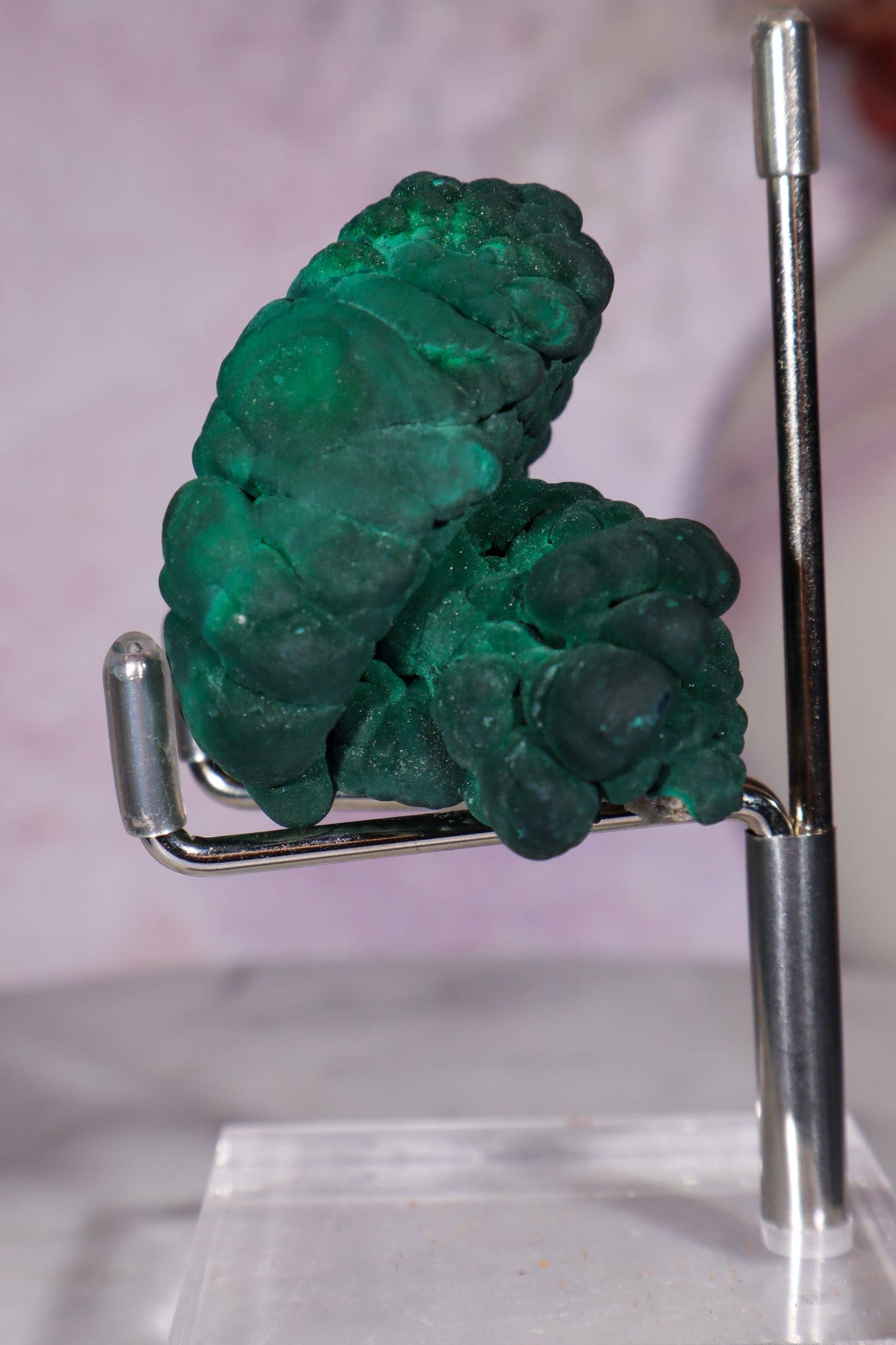 Malachite Stalactite 83gr , Zaire- Congo Minerals Tali & Loz Crystals