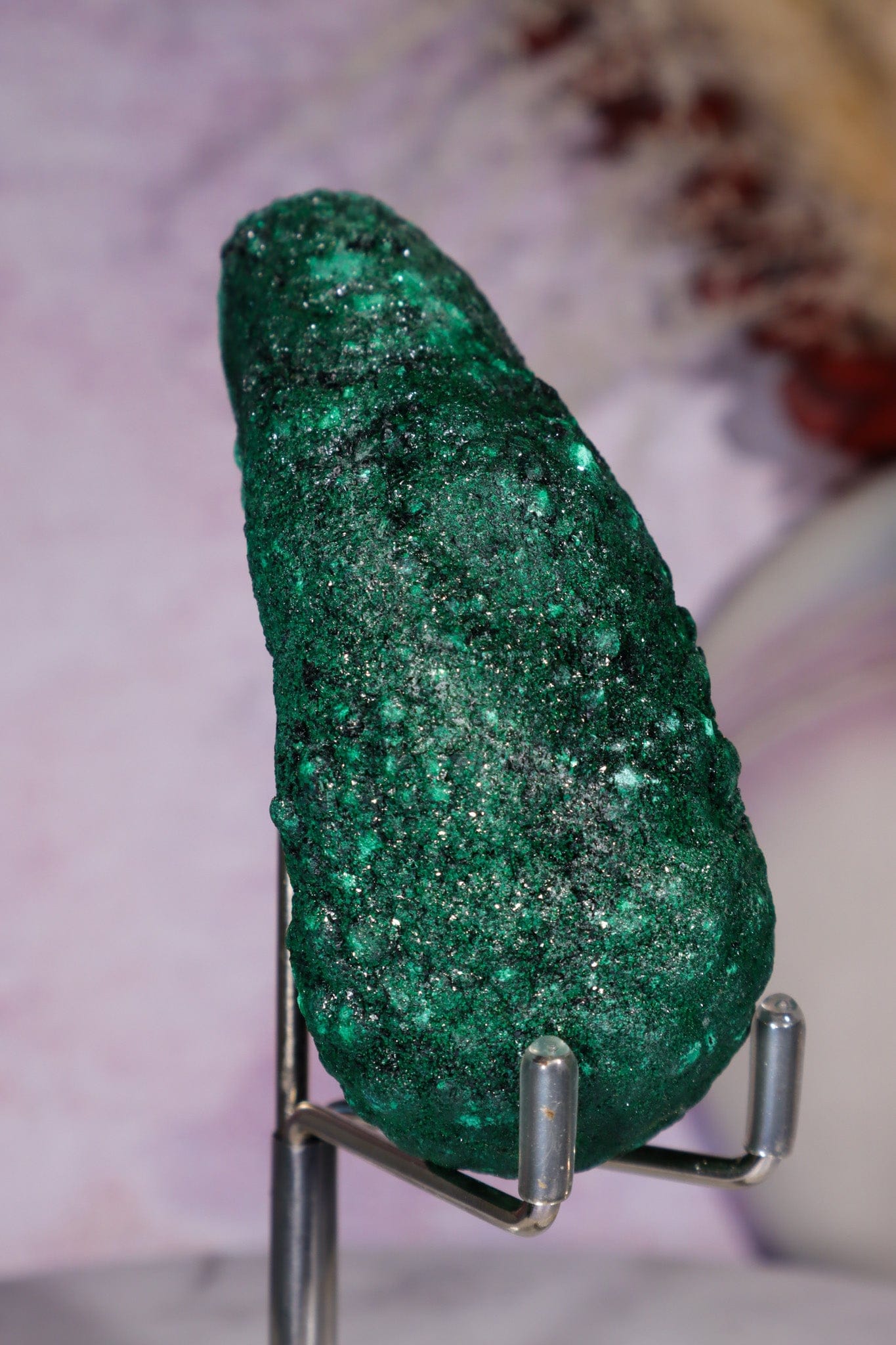 Malachite Stalactite Specimen 203gr, Zaire- Congo Minerals Tali & Loz Crystals