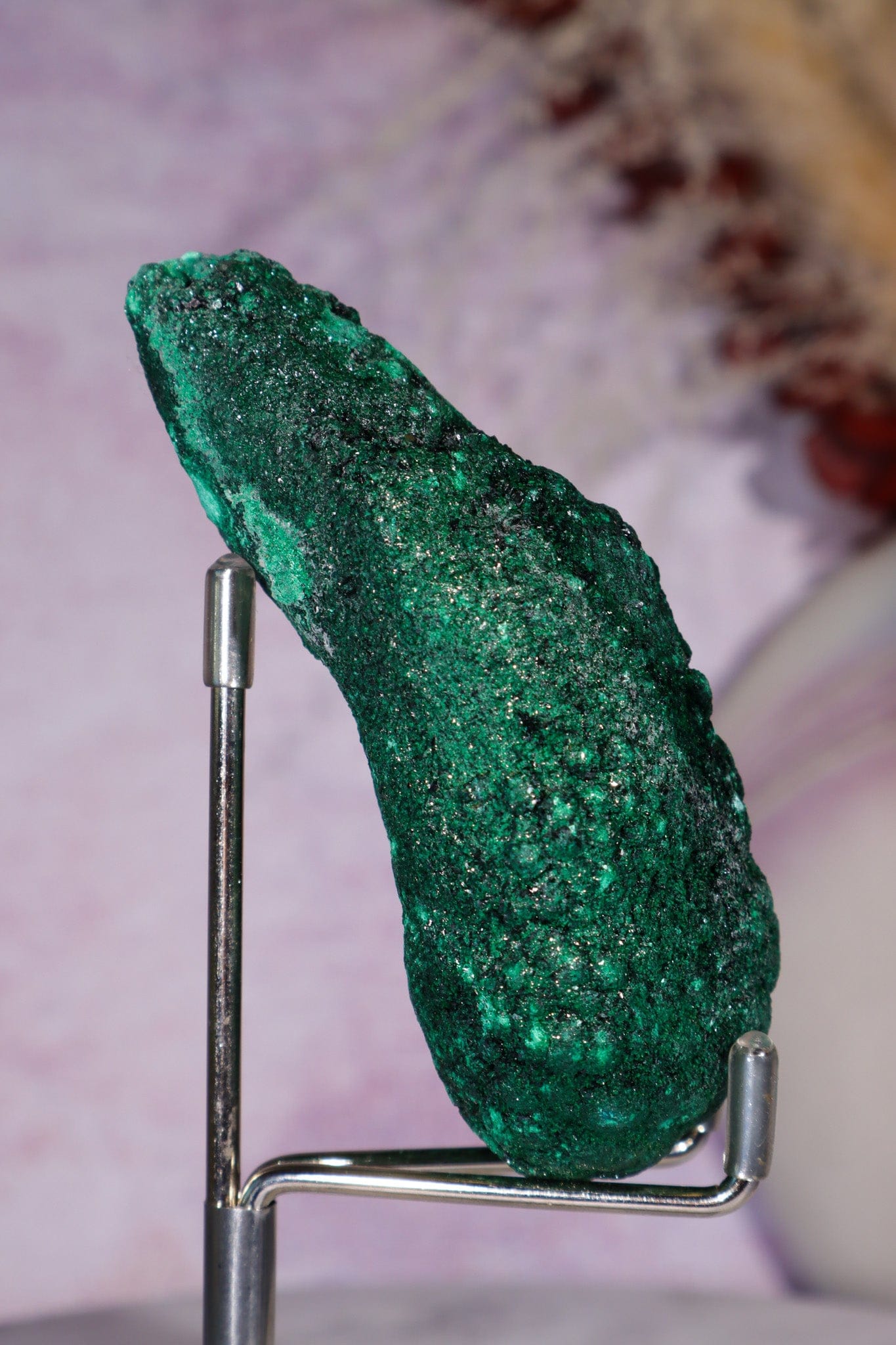 Malachite Stalactite Specimen 203gr, Zaire- Congo Minerals Tali & Loz Crystals