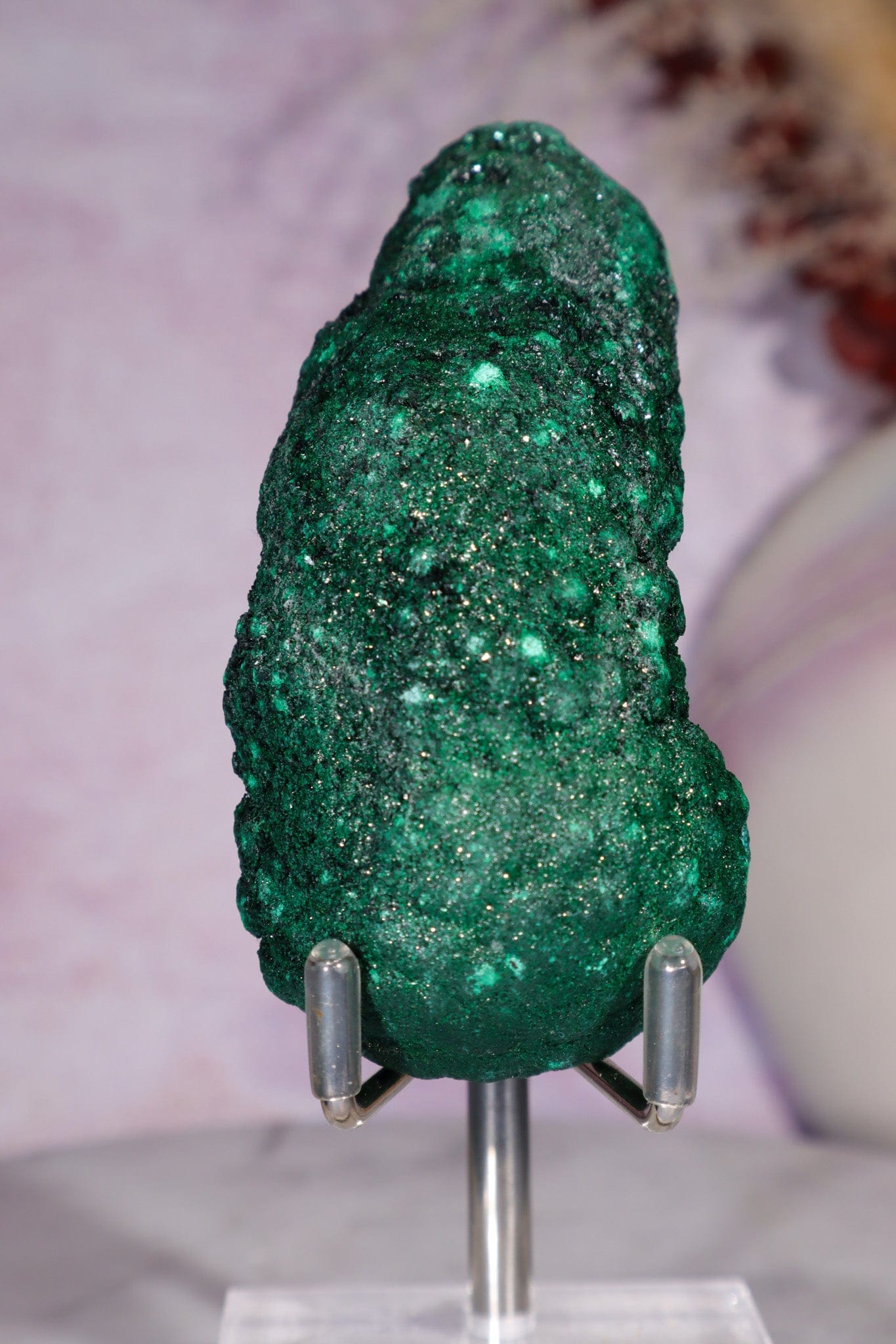 Malachite Stalactite Specimen 203gr, Zaire- Congo Minerals Tali & Loz Crystals