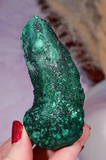 Malachite Stalactite Specimen 203gr, Zaire- Congo Minerals Tali & Loz Crystals