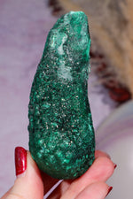 Malachite Stalactite Specimen 203gr, Zaire- Congo Minerals Tali & Loz Crystals