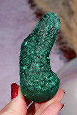 Malachite Stalactite Specimen 203gr, Zaire- Congo Minerals Tali & Loz Crystals