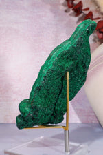 Malachite Twin Stalactite Specimen 0.7KG | Zaire- Congo Minerals Tali & Loz Crystals