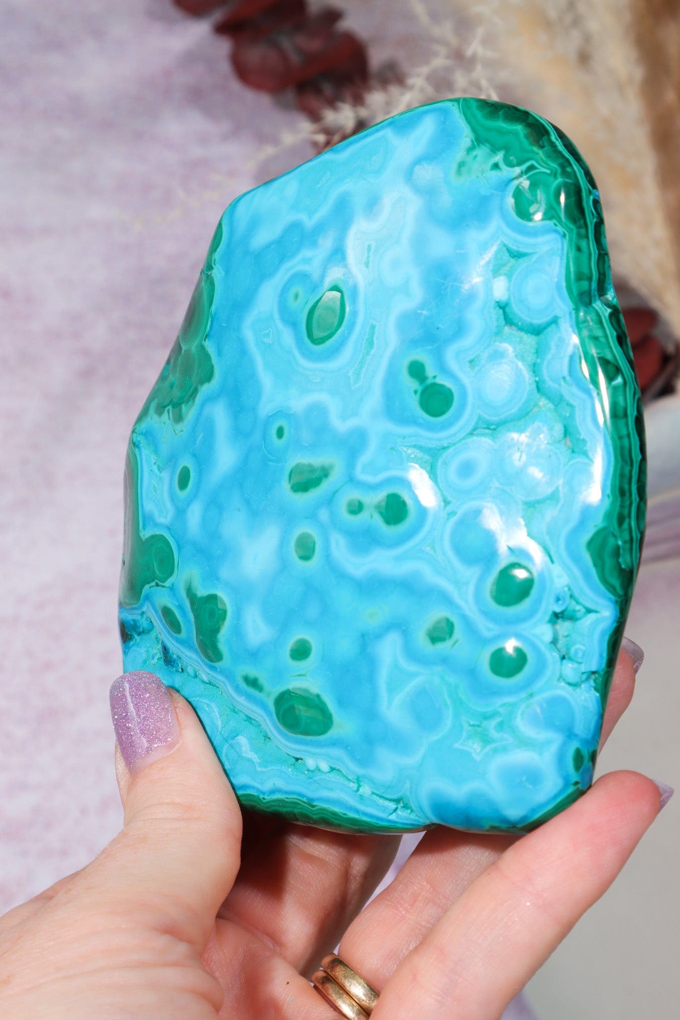 Malacholla Slab 10cm Slabs Tali & Loz Crystals