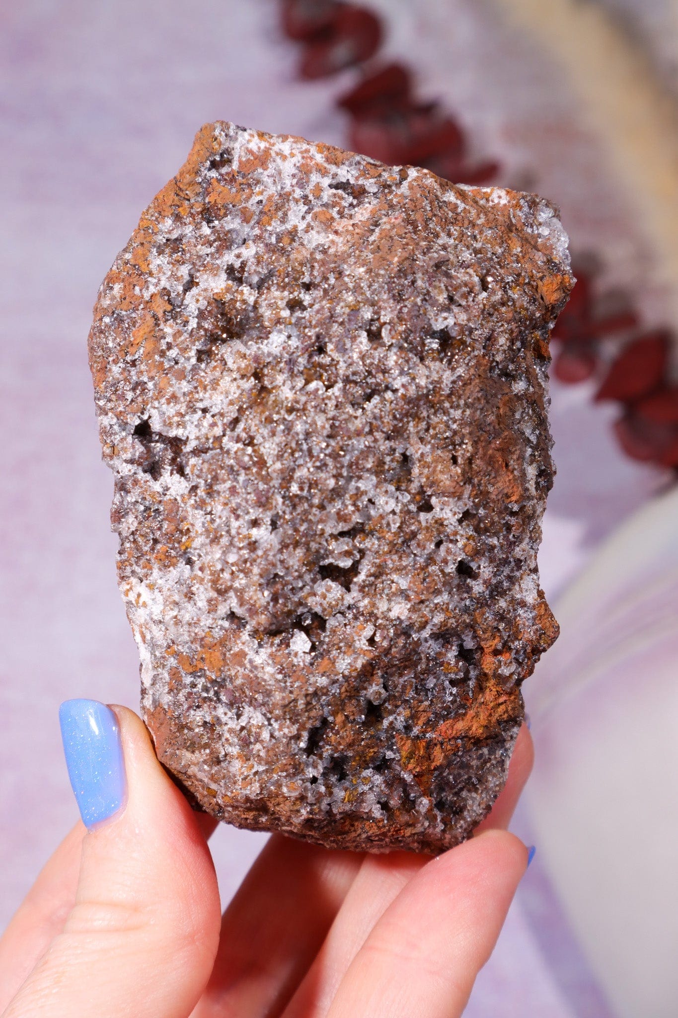 Manganese Quartz 268gr Specimen Tali & Loz