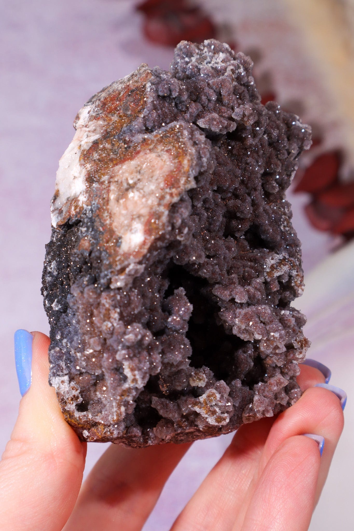 Manganese Quartz 333gr Specimen Tali & Loz