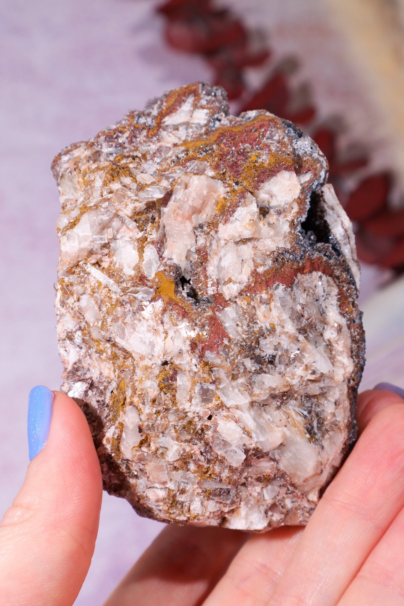 Manganese Quartz 333gr Specimen Tali & Loz