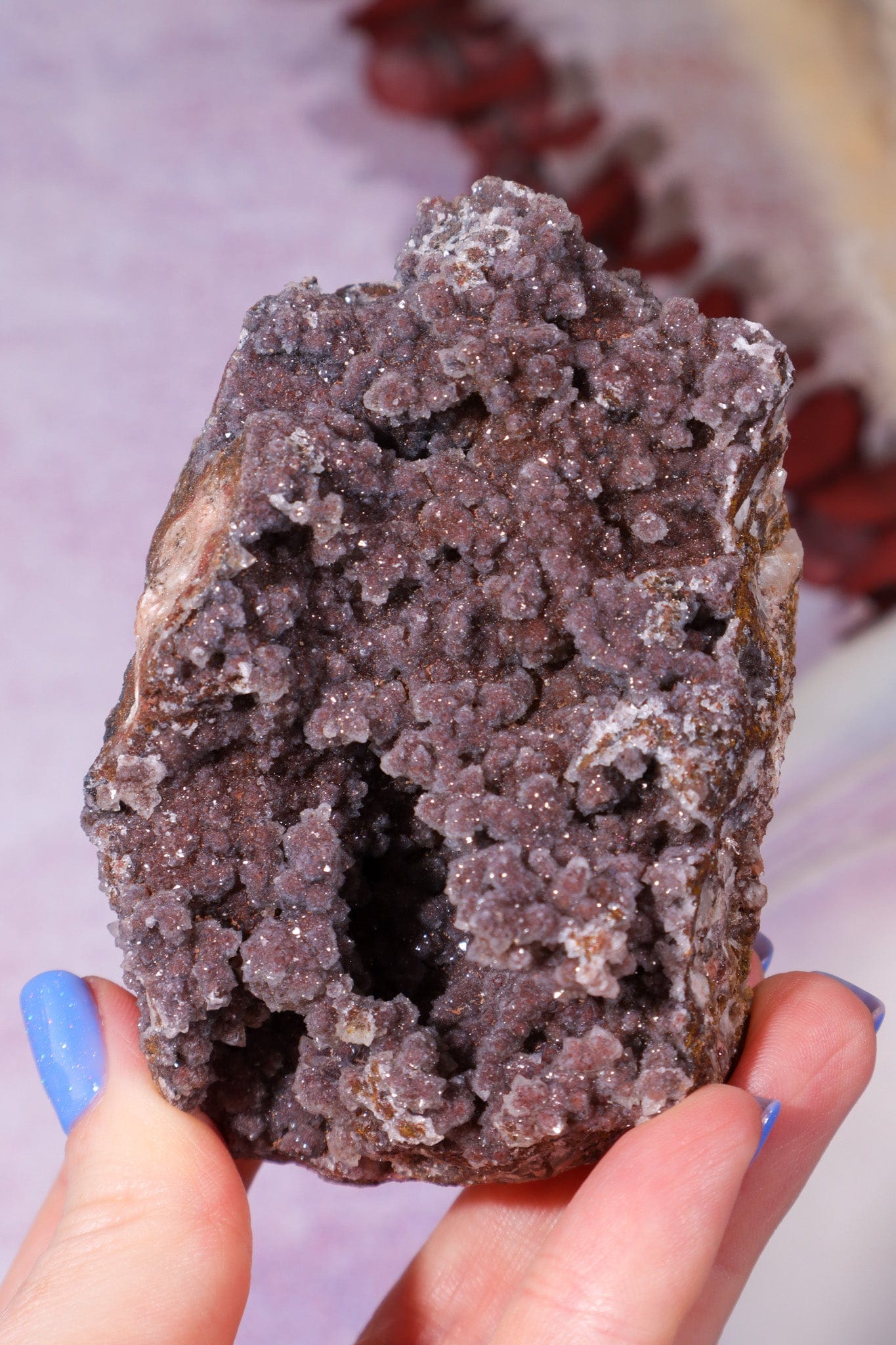 Manganese Quartz 333gr Specimen Tali & Loz